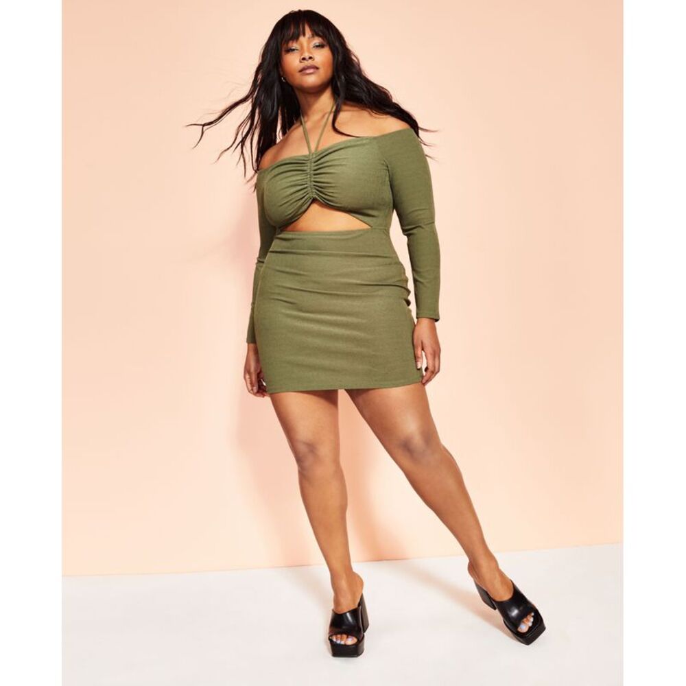 Royalty By Maluma Cutout Halter Dress